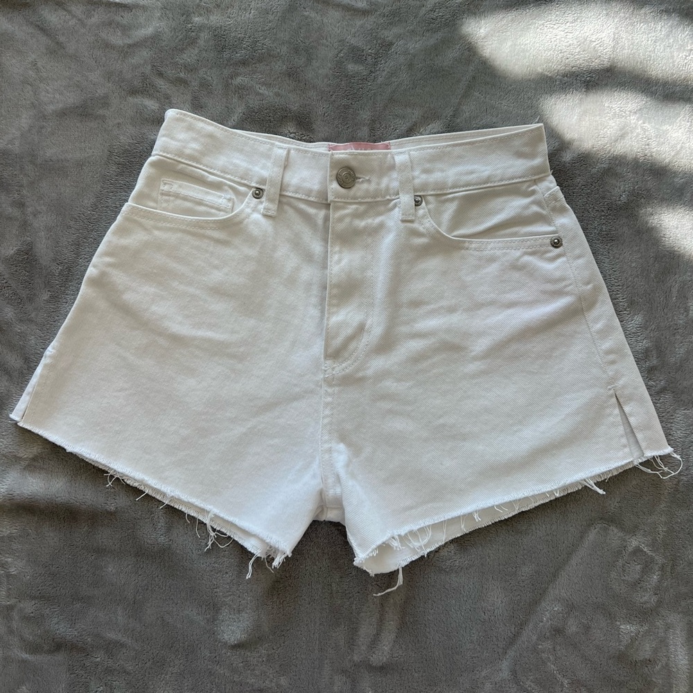 REVICE White Jean Shorts for Women
